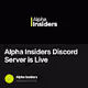 Alpha Insiders Discord Server is Live
