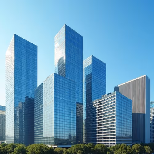 Modern architecture in the city