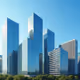 Modern architecture in the city