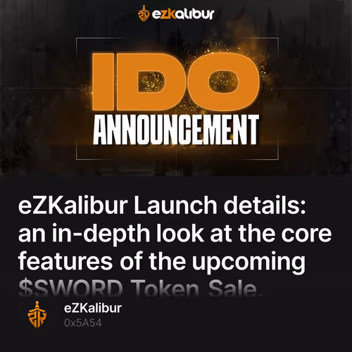 eZKalibur Launch details: an in-depth look at the core features of the upcoming $SWORD Tok