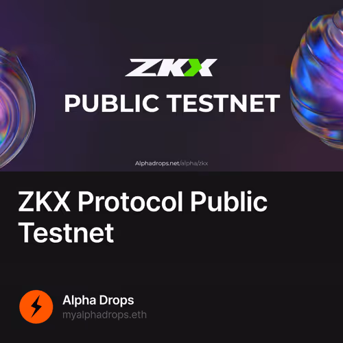 ZKX Protocol Public Testnet