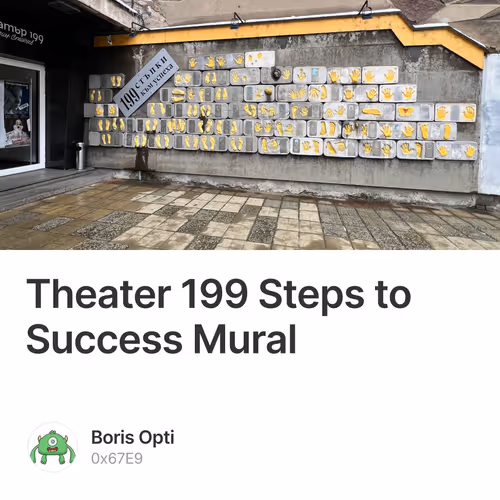 Theater 199 Steps to Success Mural