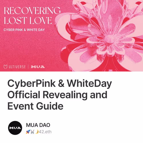 CyberPink & WhiteDay Official Revealing and Event Guide