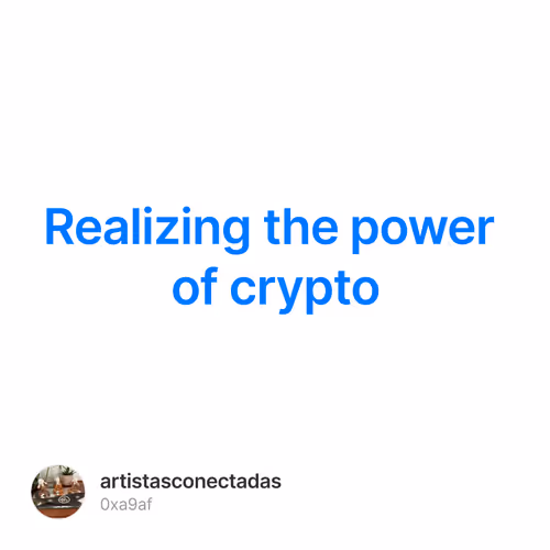 Realizing the power of crypto