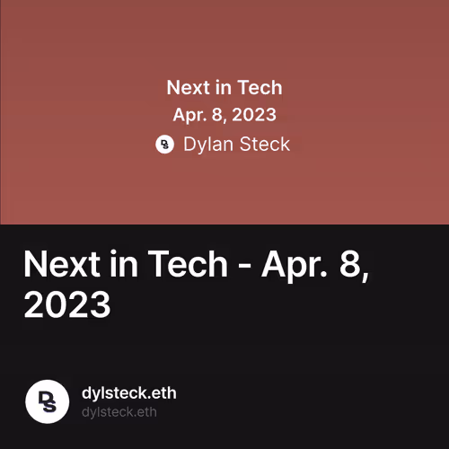 Next in Tech - Apr. 8, 2023