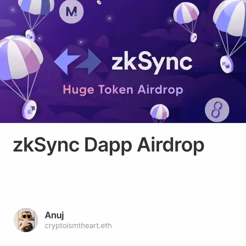 zkSync Dapp Airdrop