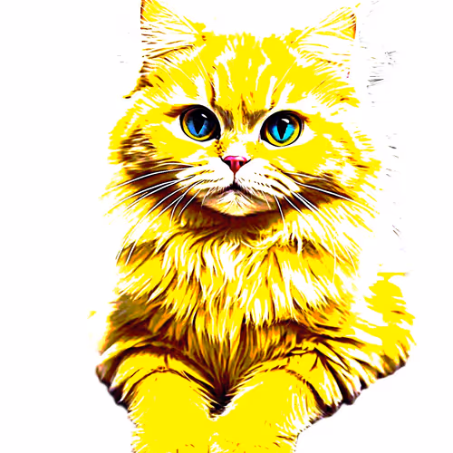 The Fur is a Warm Yellow