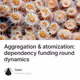 Aggregation & atomization: dependency funding round dynamics