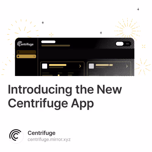 Introducing the New Centrifuge App