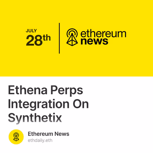 Ethena Perps Integration On Synthetix