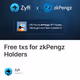 Free txs for zkPengz Holders