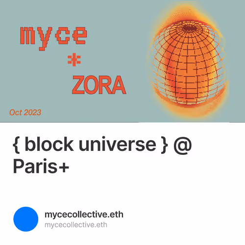 { block universe } @ Paris+