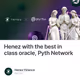 Henez with the best in class oracle, Pyth Network