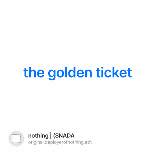 the golden ticket