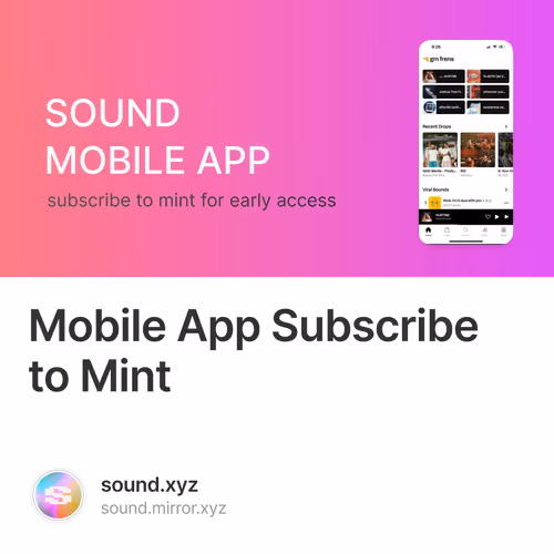 Mobile App Subscribe to Mint
