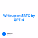 Writeup on $BTC by GPT-4