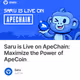 Saru is Live on ApeChain: Maximize the Power of ApeCoin