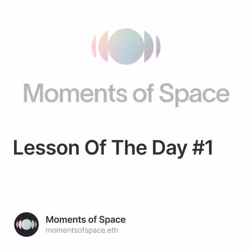 Lesson Of The Day #1