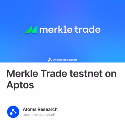 Merkle Trade testnet on Aptos