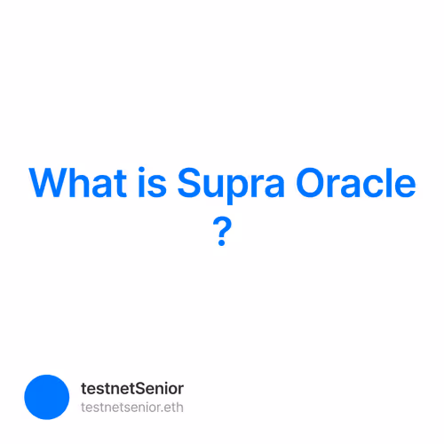 What is Supra Oracle ?