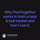 Why PoolTogether works in both a bear & bull market and how I use it.