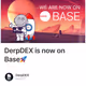 DerpDEX is now on Base🚀