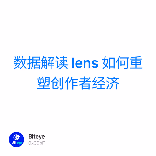 数据解读 lens 如何重塑创作者经济