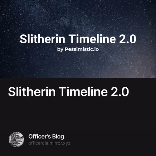 Slitherin Timeline 2.0