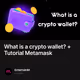 What is a crypto wallet? + Tutorial Metamask