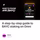 A step-by-step guide to BAYC staking on Omni