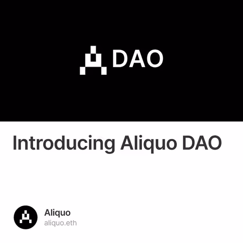 Introducing Aliquo DAO V2