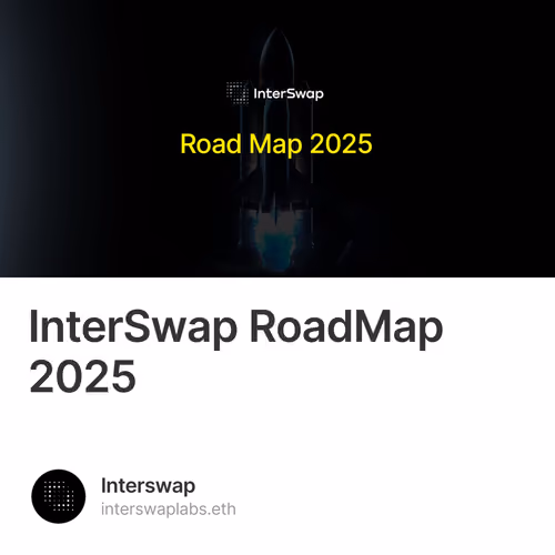InterSwap RoadMap 2025
