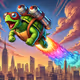 Jetpack Turtle