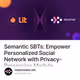 Semantic SBTs: Empower Personalized Social Network with Privacy-Preserving Module