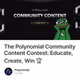 The Polynomial Community Content Contest: Educate, Create, Win 🏆