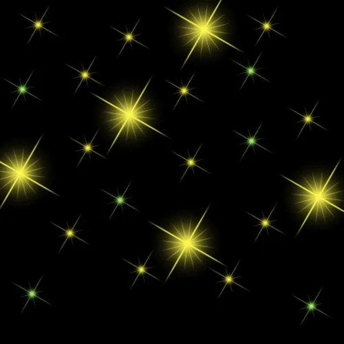 Glittering stars