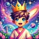 Crowned in the Stars: A Magical Cosmic Adventure