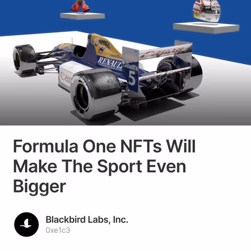 Formula One NFTs Will Make The Sport Even Bigger