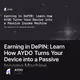 Earning in DePIN: Learn How AYDO Turns Your Device into a Passive Income Machine
