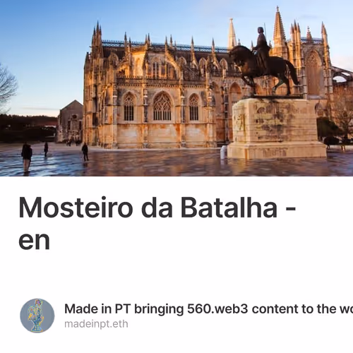 Mosteiro da Batalha - en