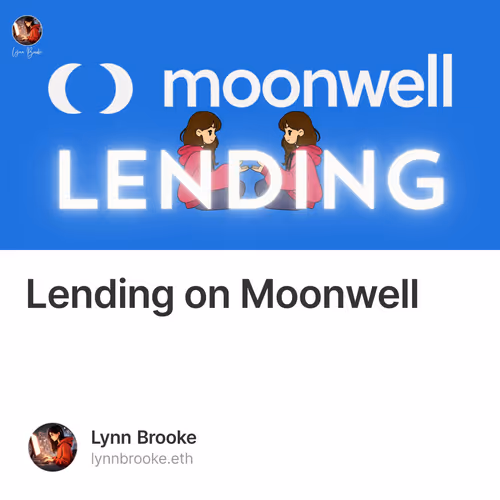 Lending on Moonwell