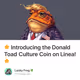 🌟 Introducing the Donald Toad Culture Coin on Linea! 🌟