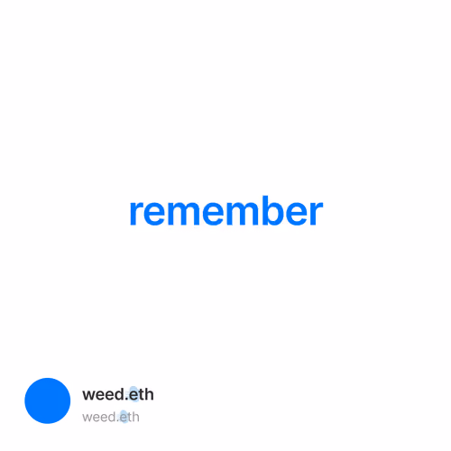 remember