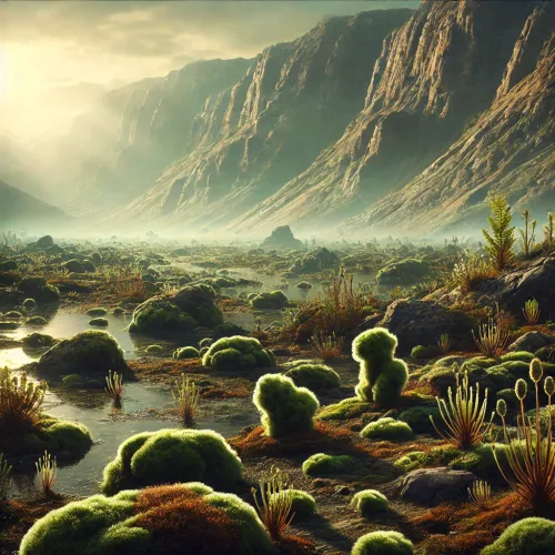 The emergence of plant life