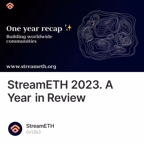 StreamETH 2023. A Year in Review