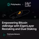 Empowering Bitcoin zkBridge with EigenLayer Restaking and Dual Staking