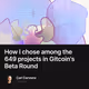 How I chose among the 649 projects in Gitcoin's Beta Round