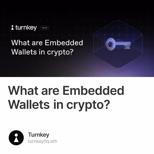 What are Embedded Wallets in crypto?