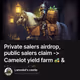 Private salers airdrop, public salers claim -> Camelot yield farm 🚜 & Nitro pool 🍹