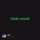 Hello world